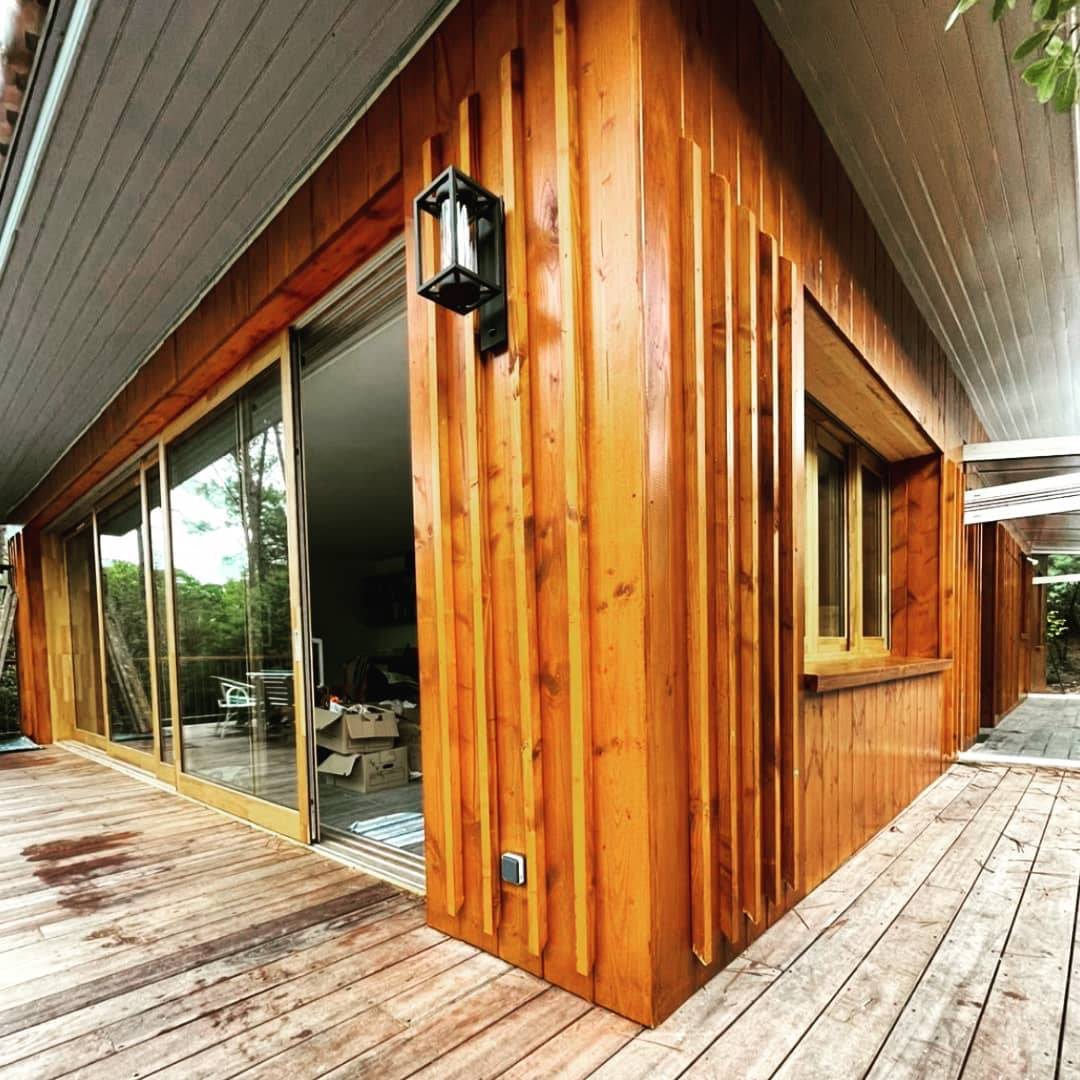 Devis pour la pose d'un bardage bois par un artisan charpentier couvreur Bordeaux proche Médoc