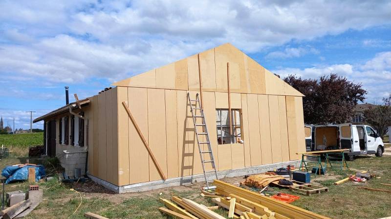 Devis pour la réalisation d'un garage en bois kit FACIBLOC Cissac en Médoc