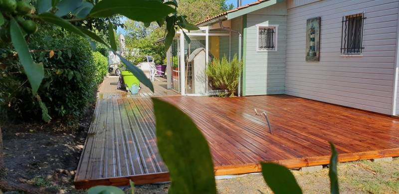 Quel est le meilleur bois pour la construction d'une terrasse extérieure par un artisan ? Saint Médard en Jalles prés de Saint Jean d'Illac